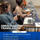 La imagen 6 de la Empresa TRADUCTORES, INTERPRETES Y EQUIPOS PARA TRADUCCIÓN SIMULTÁNEA EN LIMA, TARAPOTO, CUSCO Y PIURA C.993422523 Traductores Interpretación Simultanea en Lima LAM