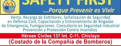 La imagen 2 de la Empresa CENTRO DE CAPACITACIÓN EN PREVENCIÓN PARA EMERGENCIA SAFETY FIRST Servicio de Seguridad en Pimentel Lambayeque
